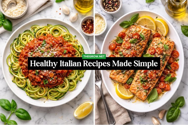 Healthy Italian Recipes Made Simple