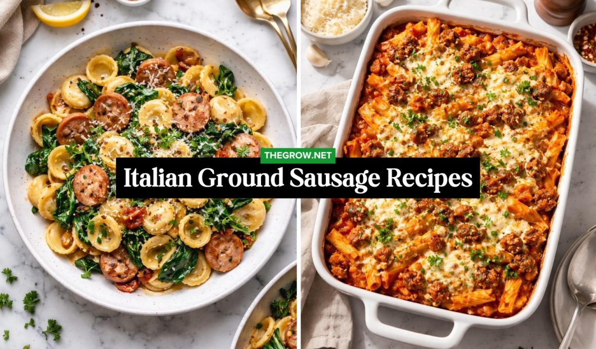 Italian Ground Sausage Recipes for Dinner