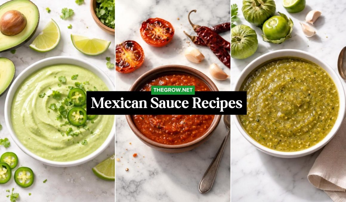 Mexican Sauce Recipes to Make at Home