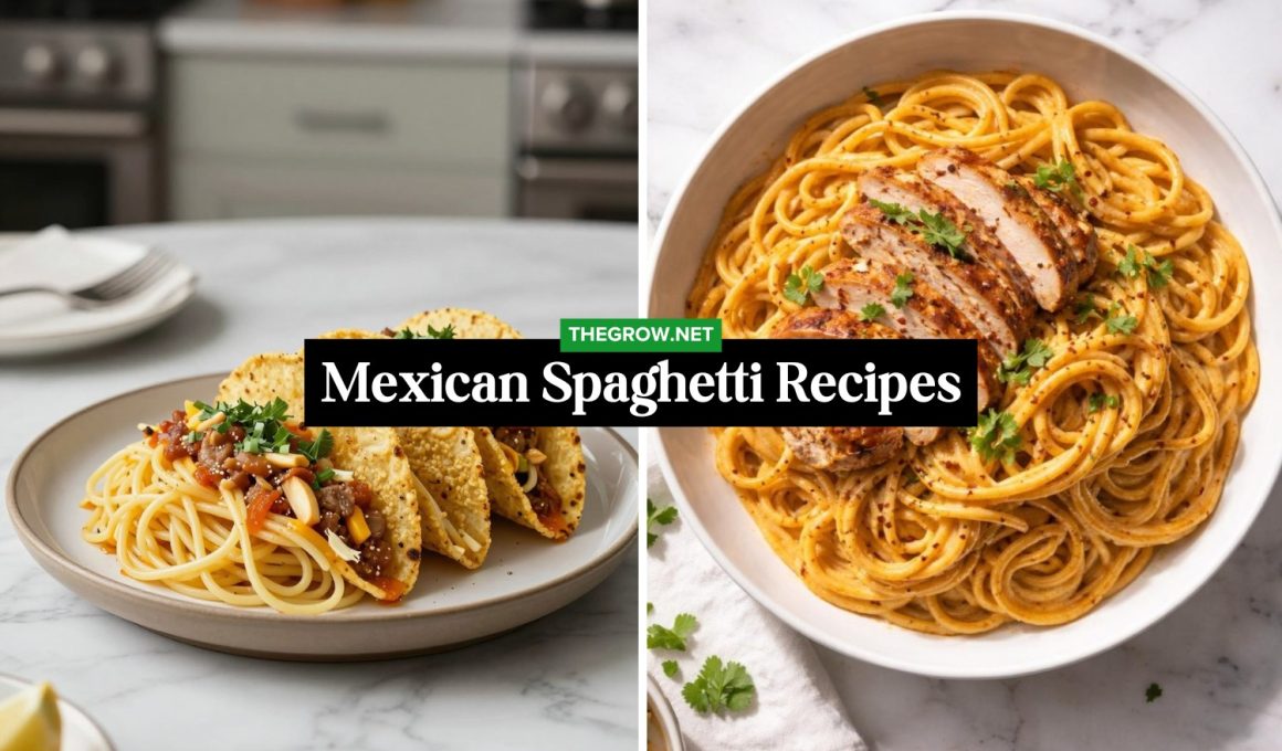 Mexican Spaghetti Recipes with a Twist