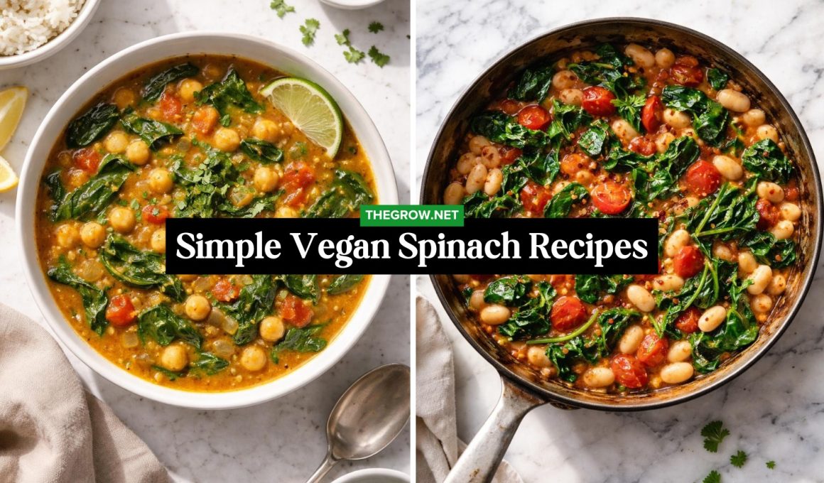 Simple Vegan Spinach Recipes
