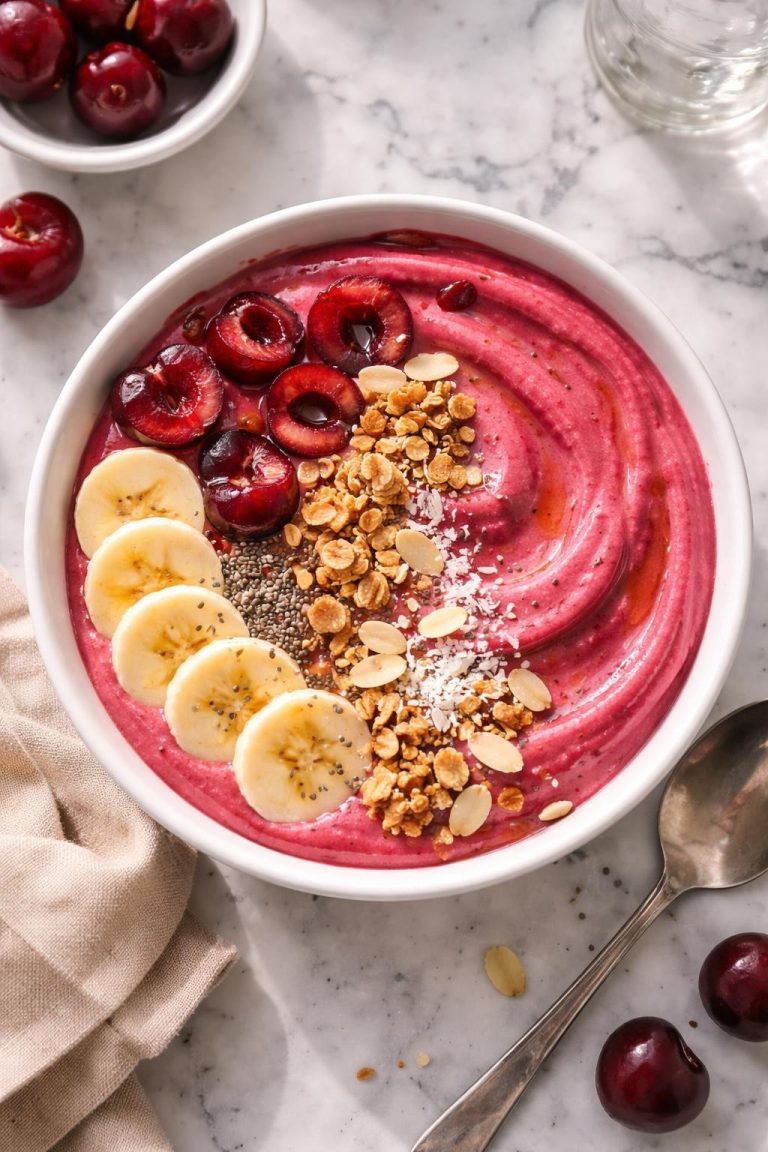 Cherry Smoothie Bowl