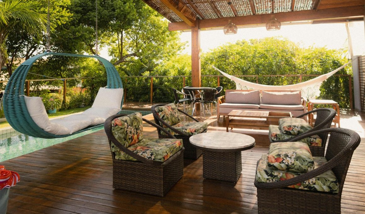 tropical patio
