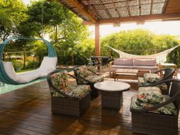 tropical patio