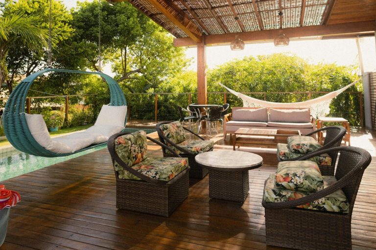 tropical patio