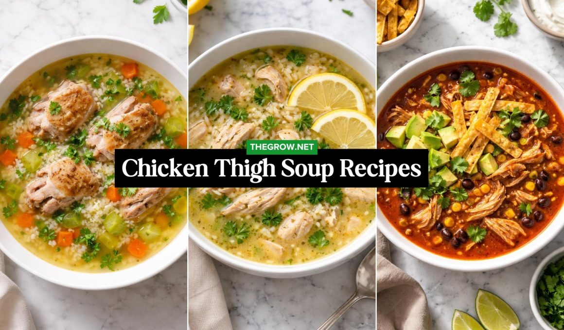 Chicken Thigh Soup Recipes for Comfort