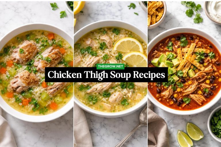 Chicken Thigh Soup Recipes for Comfort
