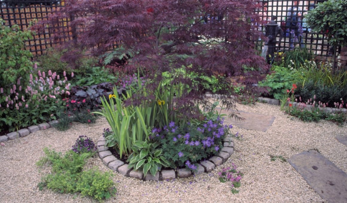 Circular Flower Bed