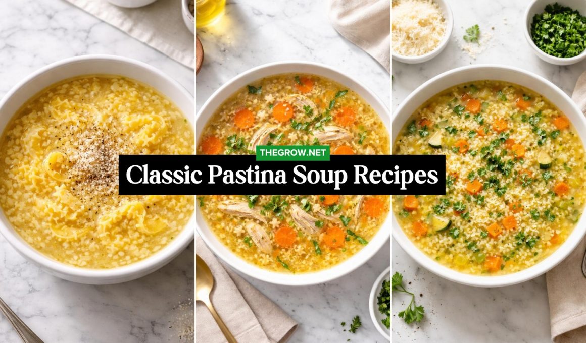 Classic Pastina Soup Recipes