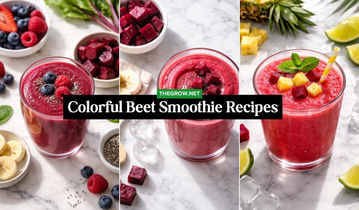 Colorful Beet Smoothie Recipes