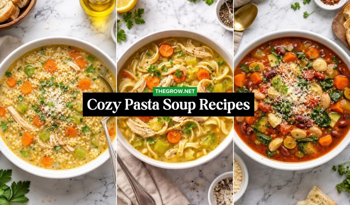 Cozy Pasta Soup Recipes