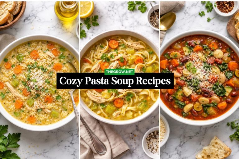 Cozy Pasta Soup Recipes