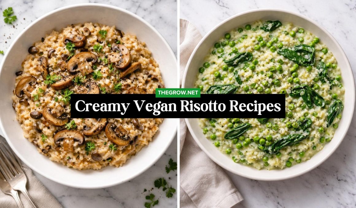 Creamy Vegan Risotto Recipes