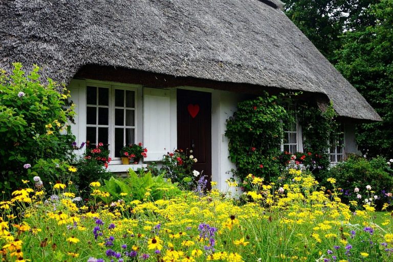 Cute Cottage Garden Flower Bed Ideas