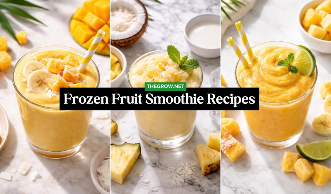 Delicious Frozen Fruit Smoothie Recipes