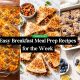 Easy Breakfast Meal Prep Recipes for the Week
