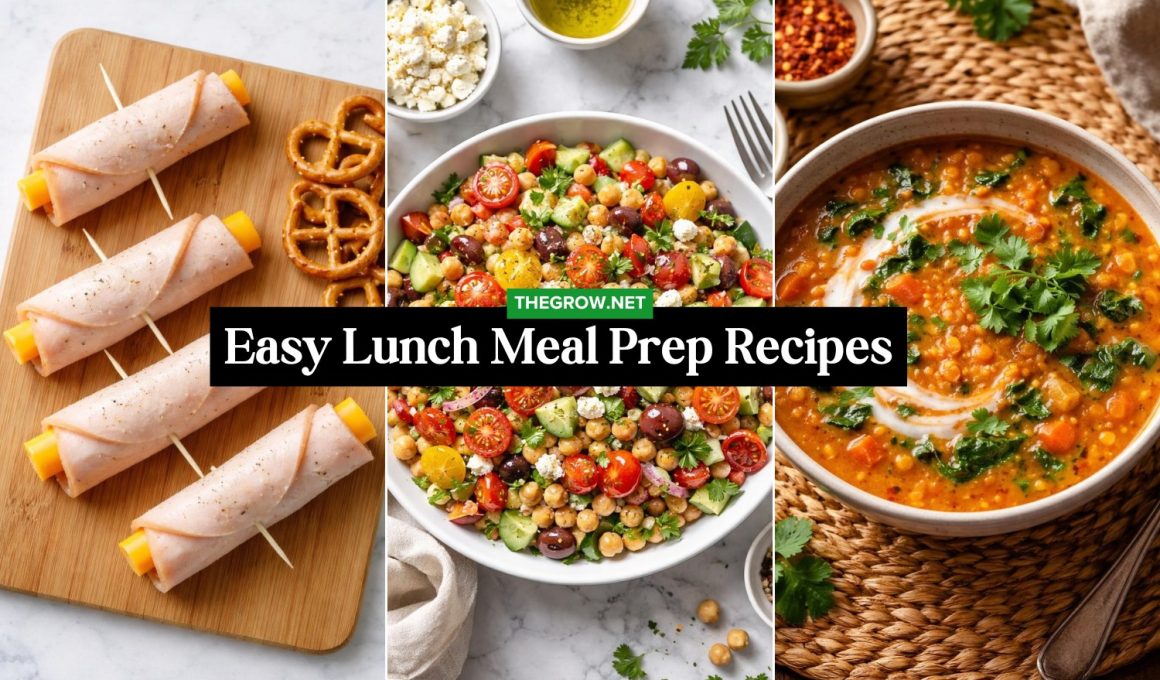 Easy Lunch Meal Prep Recipes