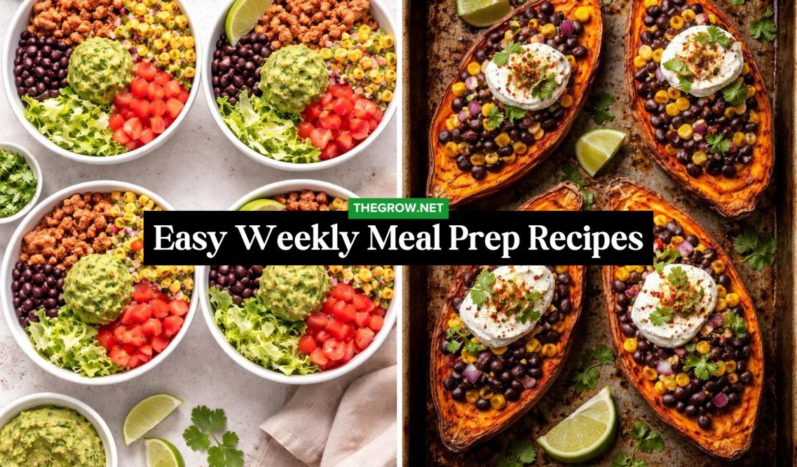Easy Weekly Meal Prep Recipes