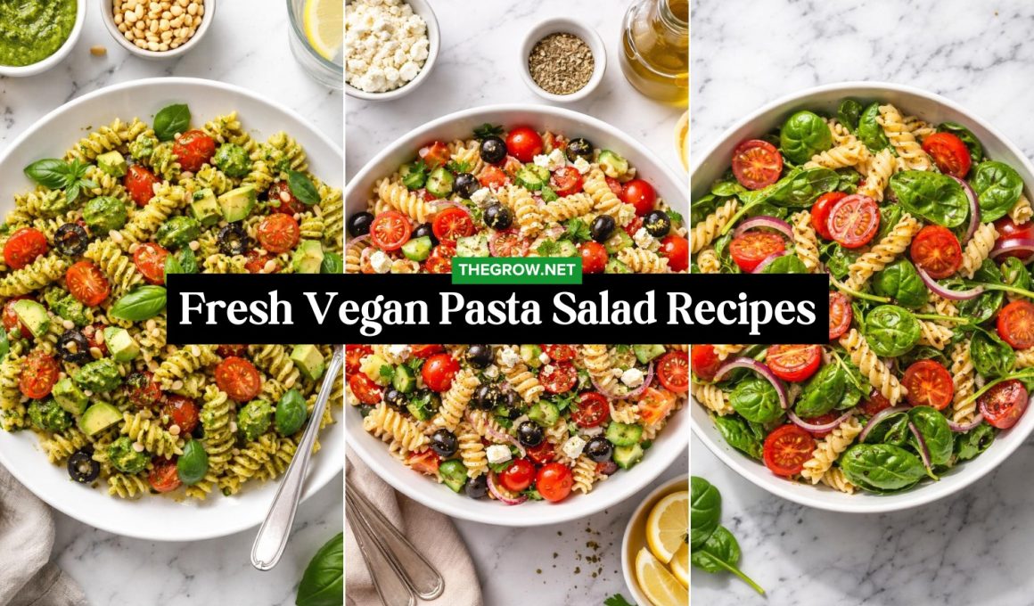 Fresh Vegan Pasta Salad Recipes