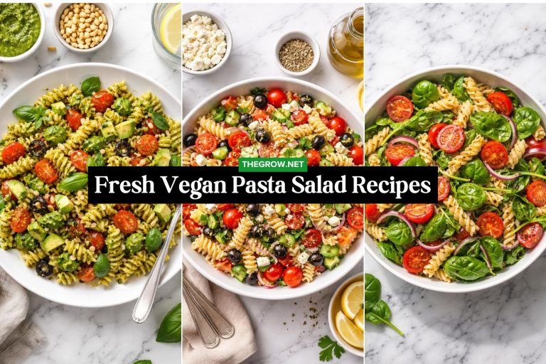 Fresh Vegan Pasta Salad Recipes