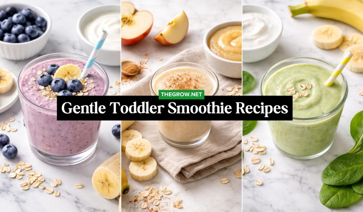 Gentle Toddler Smoothie Recipes