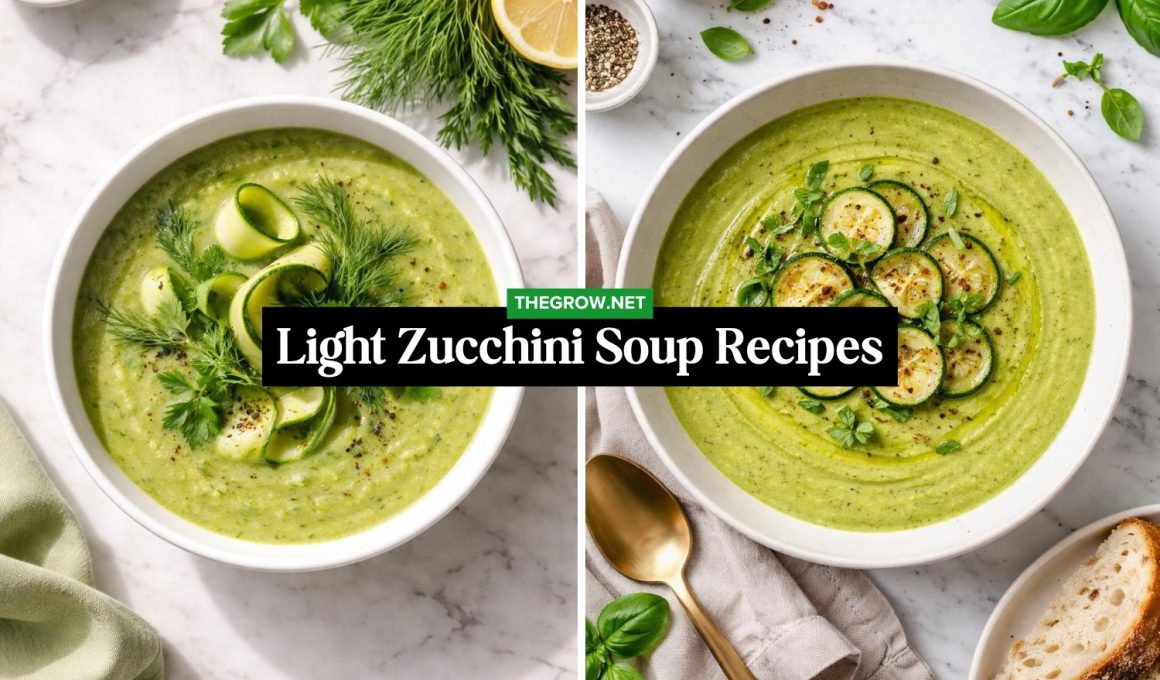 Light Zucchini Soup Recipes