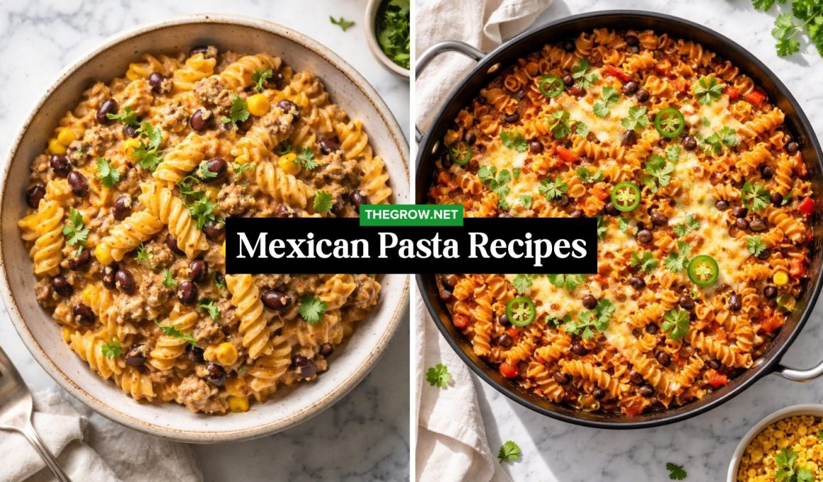 Mexican Pasta Recipes with Bold Flavor