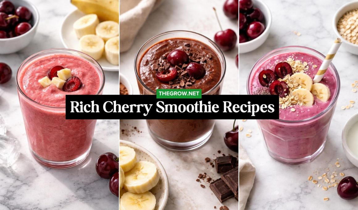 Rich Cherry Smoothie Recipes