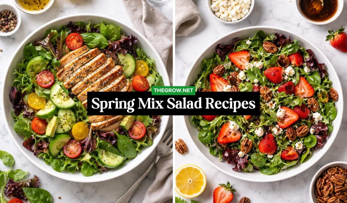 Spring Mix Salad Recipes for Everyday Meals