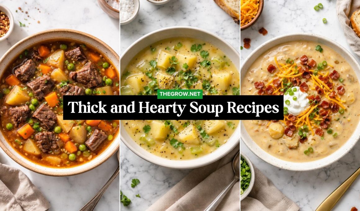 Thick and Hearty Soup Recipes