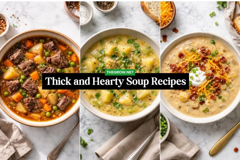 Thick and Hearty Soup Recipes