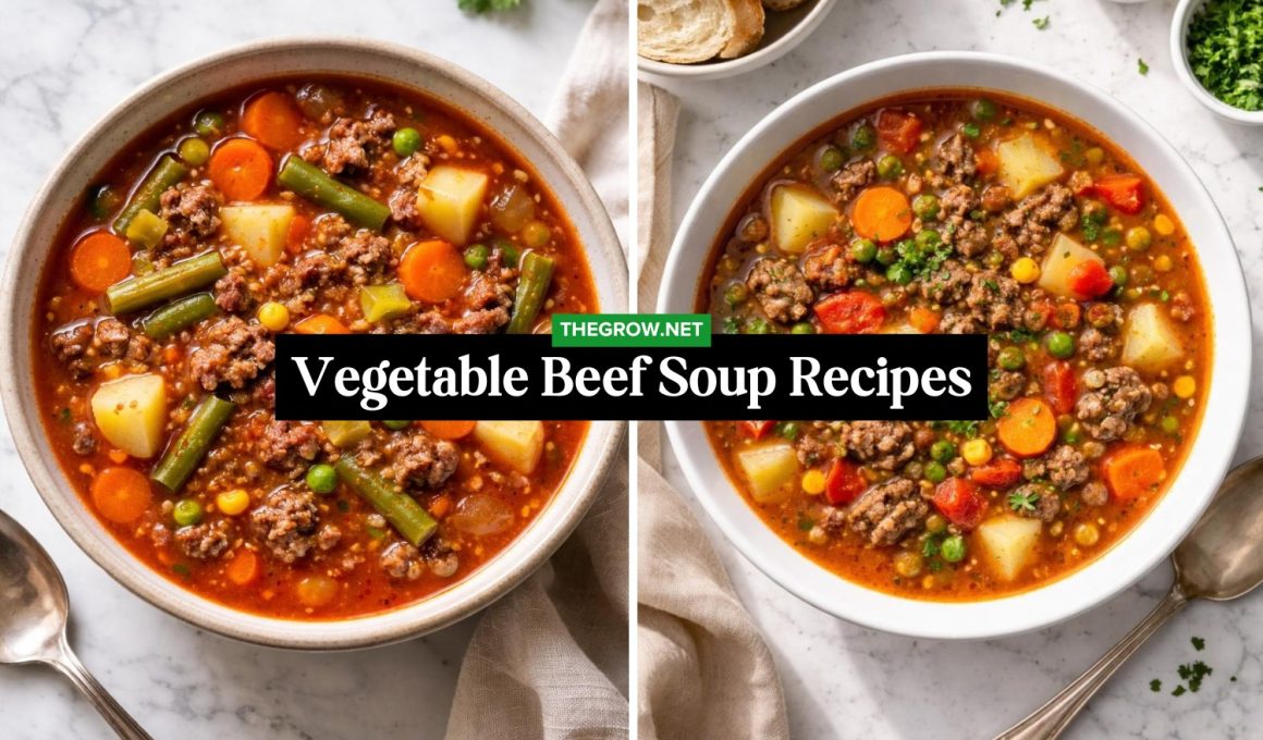 Vegetable Beef Soup Recipes