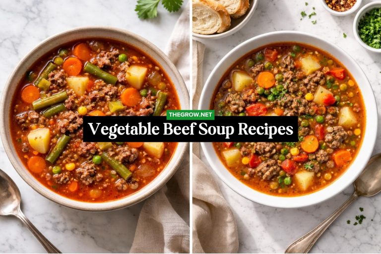 Vegetable Beef Soup Recipes