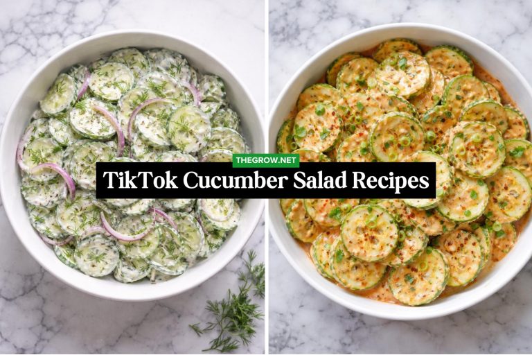 Viral TikTok Cucumber Salad Recipes
