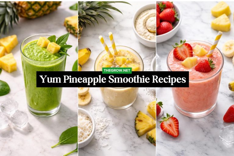 Yum Pineapple Smoothie Recipes
