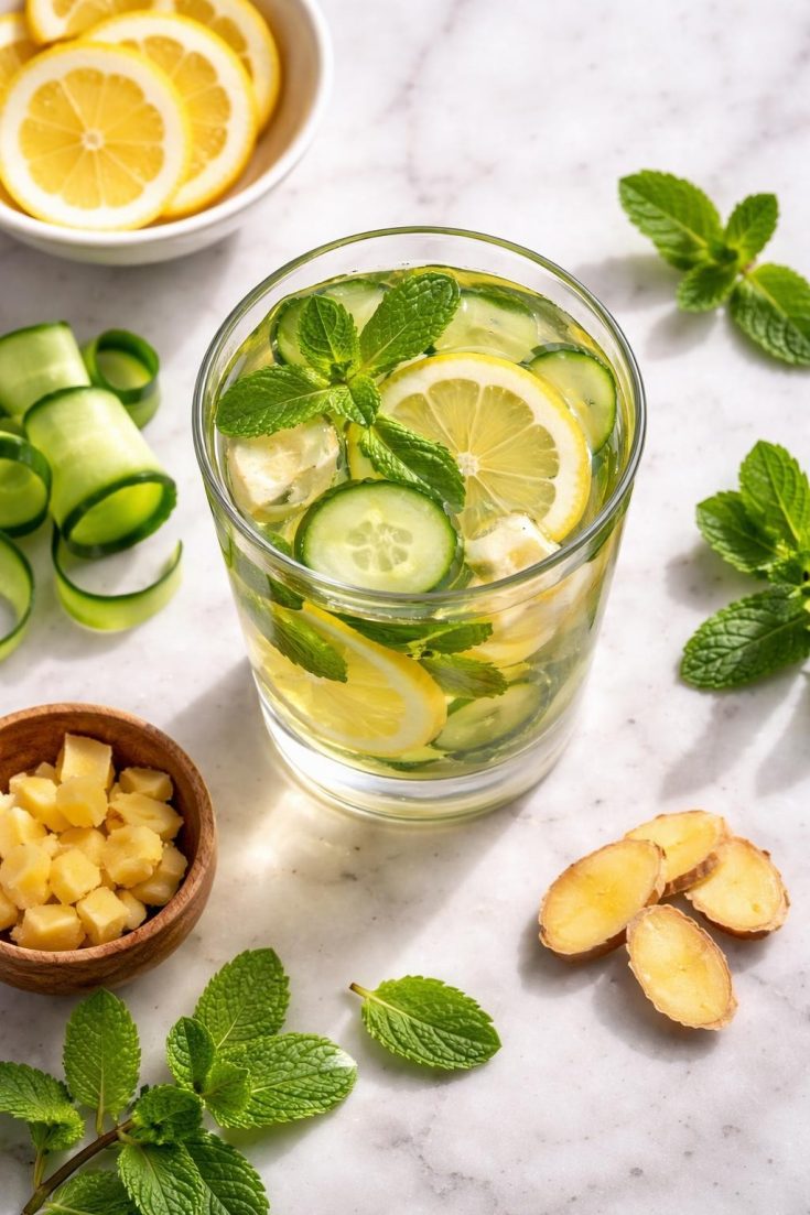 Fat Burning Morning Detox Drink