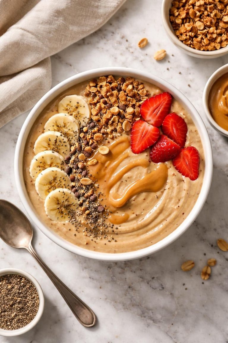 Peanut Butter Smoothie Bowl