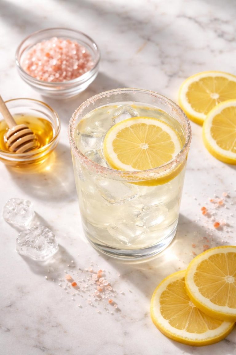 Pink Himalayan Salt Detox Drink