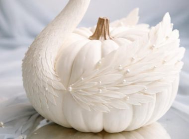 Creative White Pumpkin Decorating Ideas