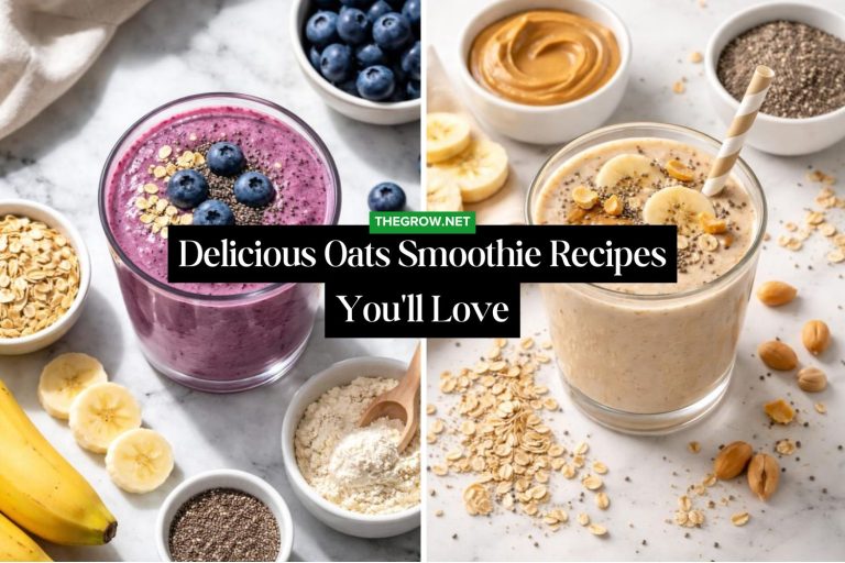 Delicious Oats Smoothie Recipes You'll Love