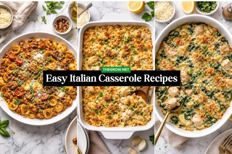 Easy Italian Casserole Recipes