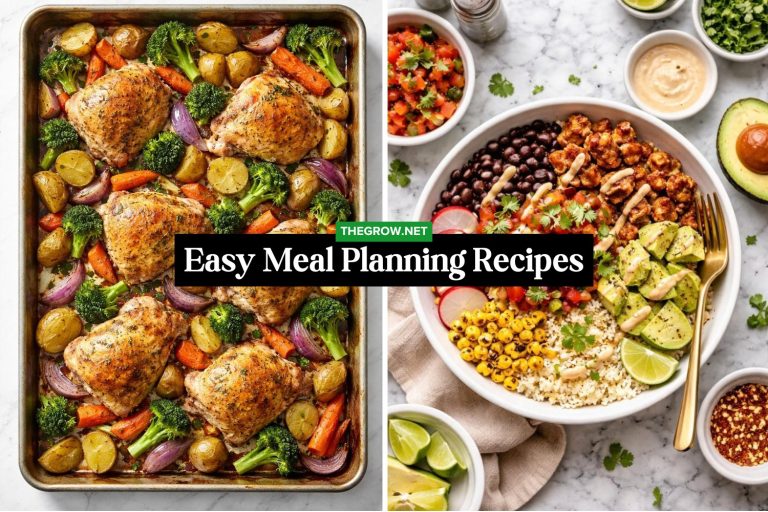 Easy Meal Planning Recipes