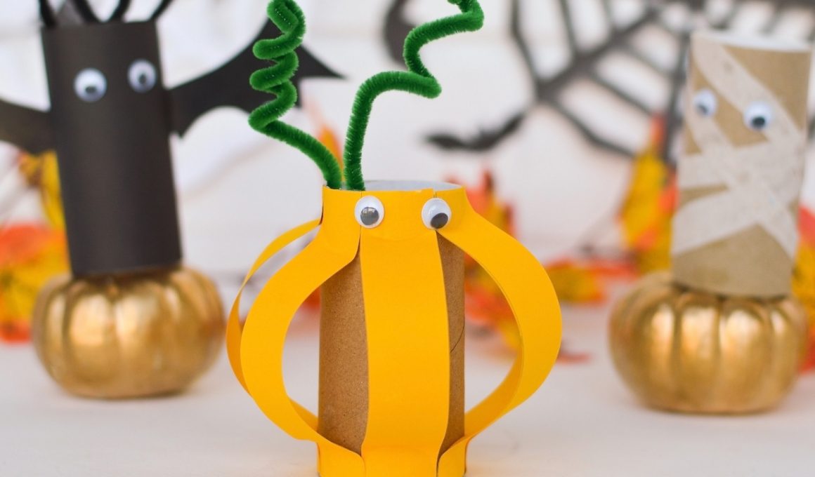 Easy Paper Pumpkin Decorating