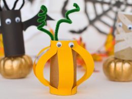 Easy Paper Pumpkin Decorating