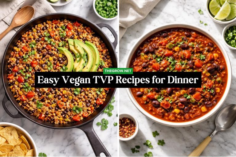 Easy Vegan TVP Recipes for Dinner