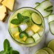 Cucumber Pineapple Detox Drink